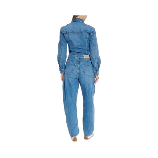 Givenchy Long-Sleeved Denim Jumpsuit