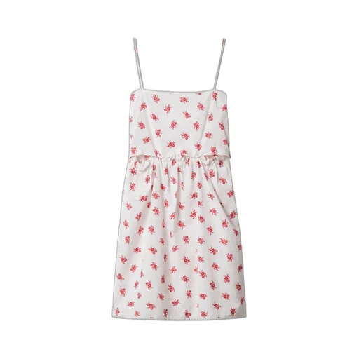 Slubbed Poplin Dress