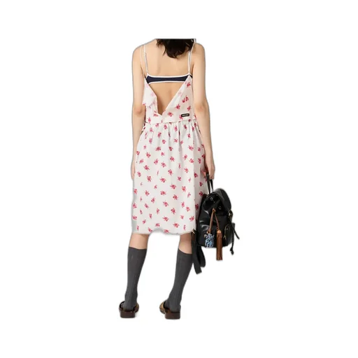Slubbed Poplin Dress
