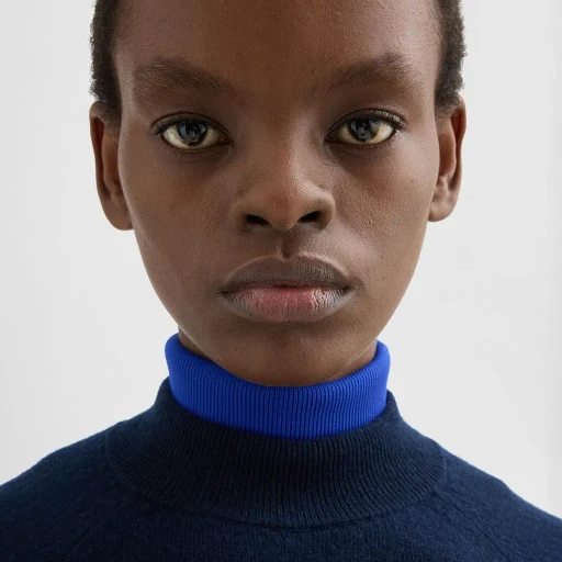 Technical High-Neck Plastron