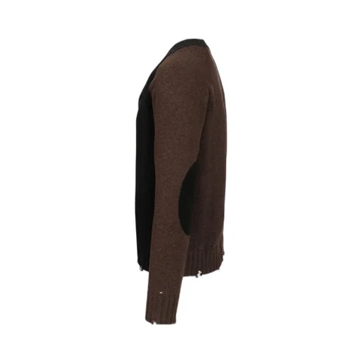 Mm6 Maison Margiela Distressed Cardigan