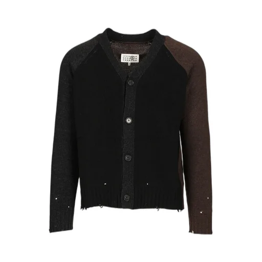 Mm6 Maison Margiela Distressed Cardigan