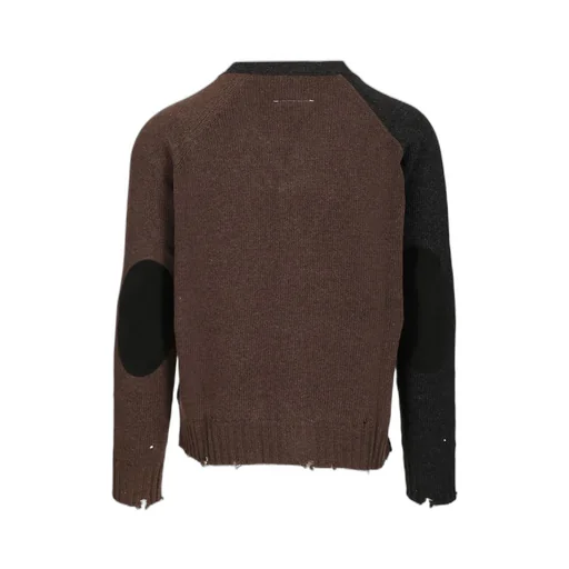 Mm6 Maison Margiela Distressed Cardigan