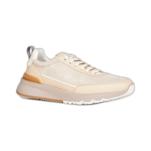 Brunello Cucinelli Logo Embossed Lace-Up Sneakers