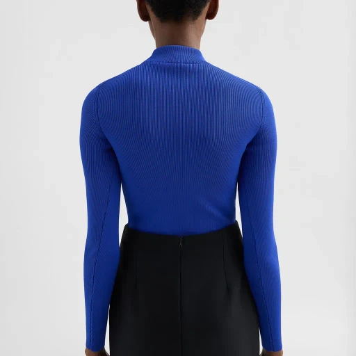 Technical Mock-Neck Sweater
