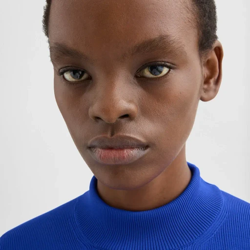 Technical Mock-Neck Sweater