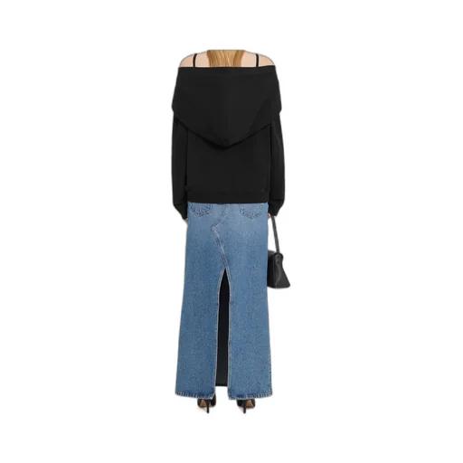 Mm6 Maison Margiela Off-Shoulder Sweatshirt