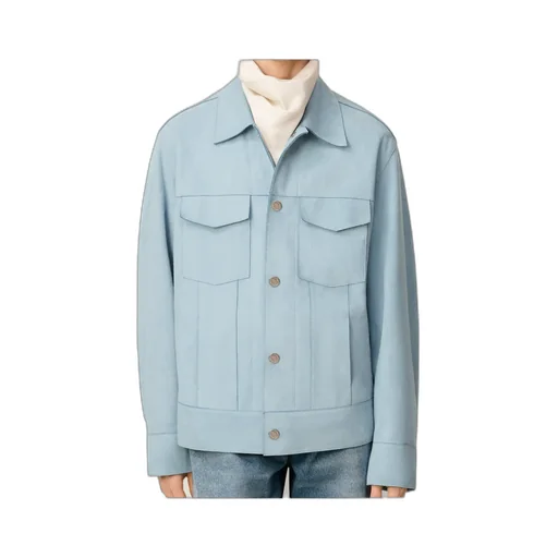 Long Sleeve Leather Jacket