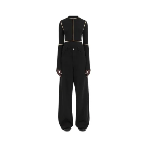 Mm6 Maison Margiela Wide-Leg Trousers