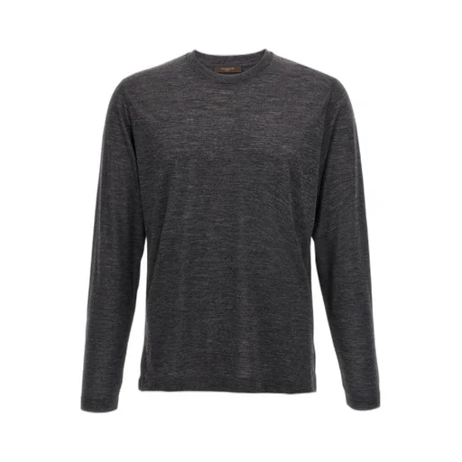Zanone Virgin Wool Long-Sleeve T-Shirt