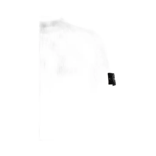 Stone Island Logo Patch Crewneck Knitted Sweater