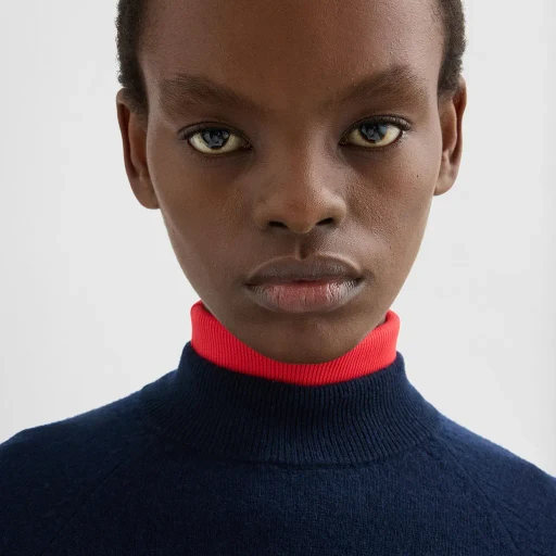 Technical High-Neck Plastron