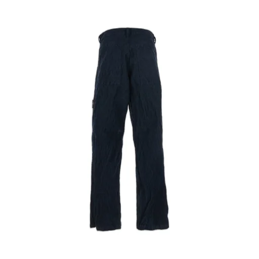 Stone Island Logo Patch Straight Leg Trousers
