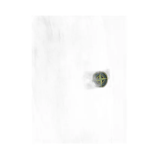 Stone Island Logo Patch Straight Leg Trousers
