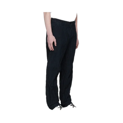 Stone Island Logo Patch Straight Leg Trousers