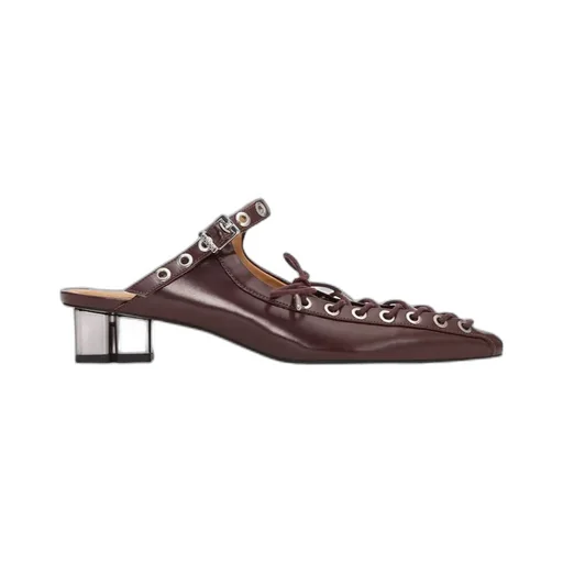 Ganni Oleatex Laced Mules