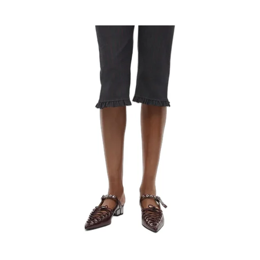 Ganni Oleatex Laced Mules