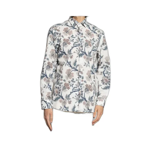 Etro Floral Motif Buttoned Shirt