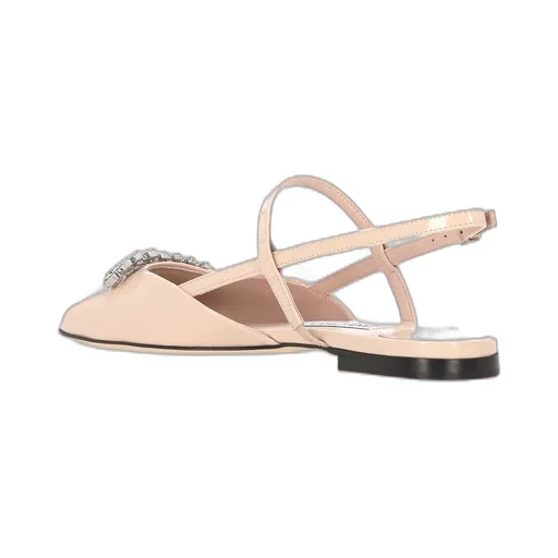 Crystal-Embellished Ballet Flats