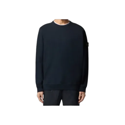 Stone Island Logo Patch Crewneck Sweatshirt