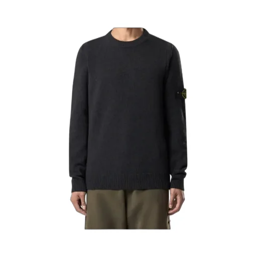 Stone Island Logo Patch Crewneck Sweater