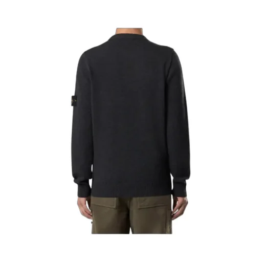 Stone Island Logo Patch Crewneck Sweater