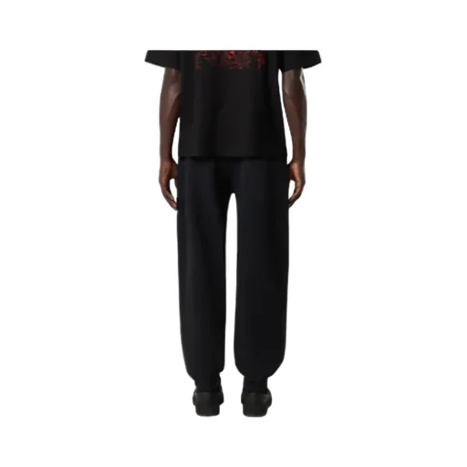 Stone Island Logo-Patch Elasticated Waistband Trousers