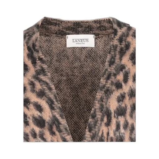 Laneus Leopard Cardigan