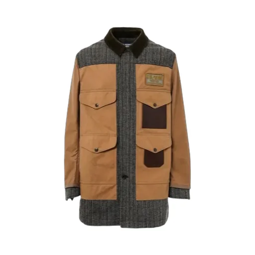 Patchwork Long-Sleeved Casual Jacket
