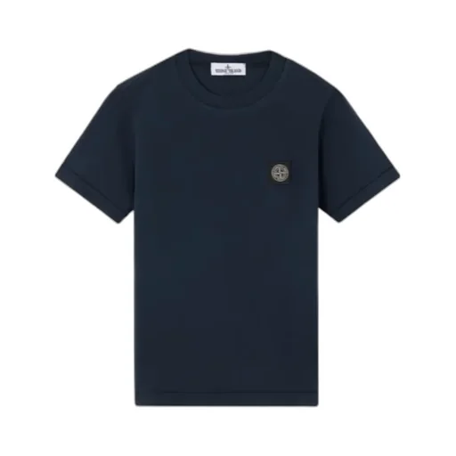 Stone Island Junior Compass Patch Crewneck T-Shirt