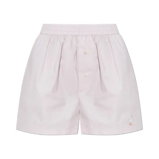 Moschino Embroidered Elastic Waist Shorts