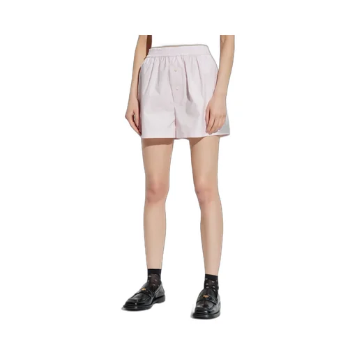 Moschino Embroidered Elastic Waist Shorts