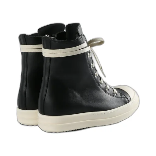 Rick Owens High-Top Lace-Up Sneakers