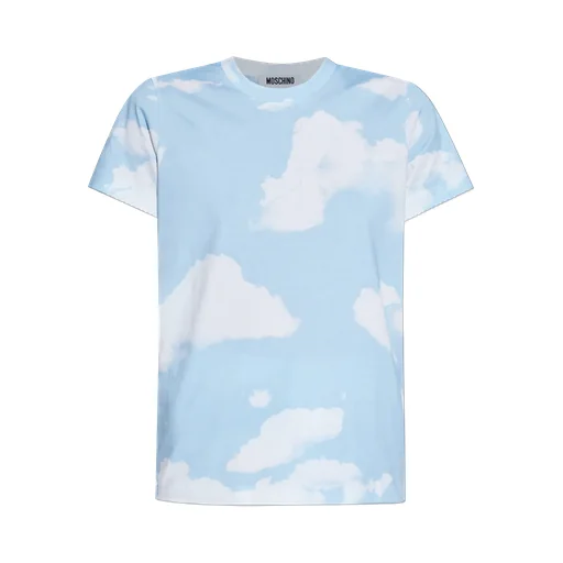 Moschino Archive Clouds Crewneck T-Shirt