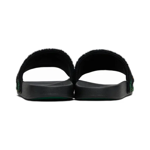 Casablanca Logo Detailed Terry Slides