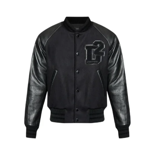 Dsquared2 D2 Logo Patch Bomber Jacket