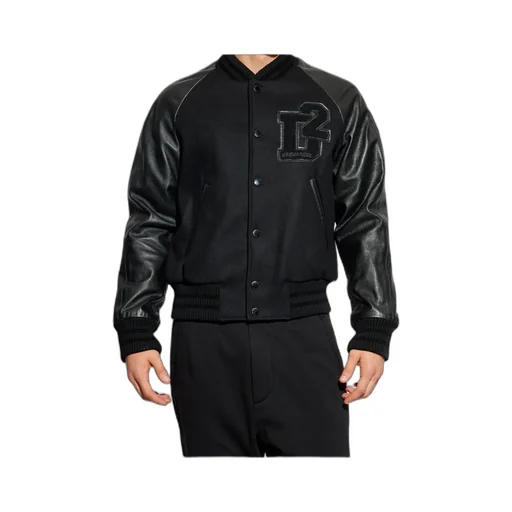 Dsquared2 D2 Logo Patch Bomber Jacket