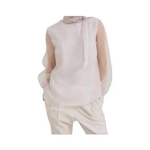 Pussybow Silk Blouse