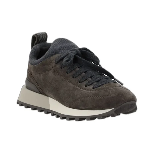 Brunello Cucinelli Knit Detailed Sneakers