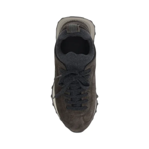 Brunello Cucinelli Knit Detailed Sneakers