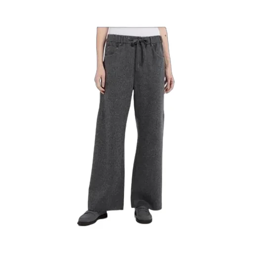 Brunello Cucinelli Drawstring Wide Leg Trousers