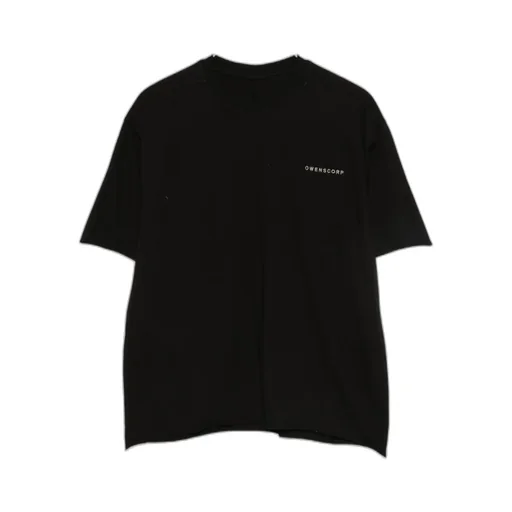 Logo-Detail Raw-Edge T-Shirt