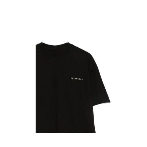 Logo-Detail Raw-Edge T-Shirt