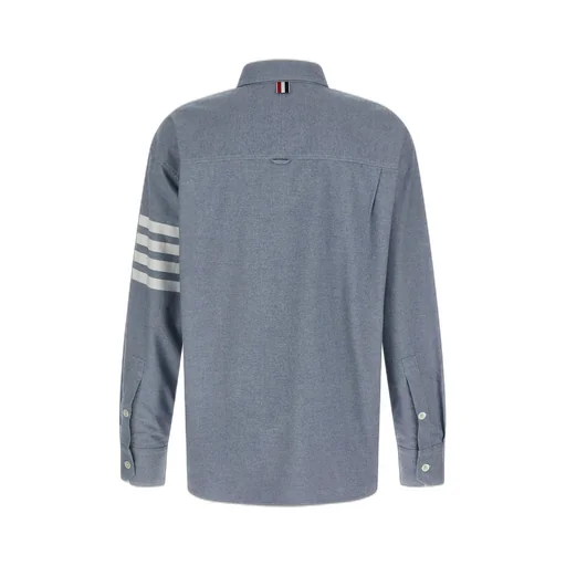 Thom Browne 4-Bar Flannel Shirt