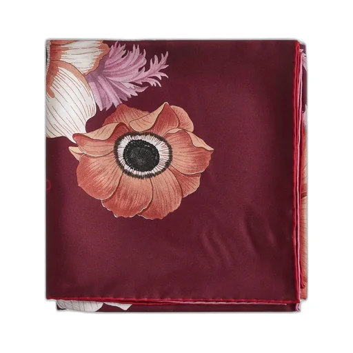 Anemone Print Silk Twill Scarf