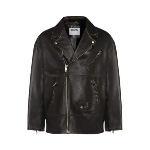 Moschino Smiley Biker Jacket