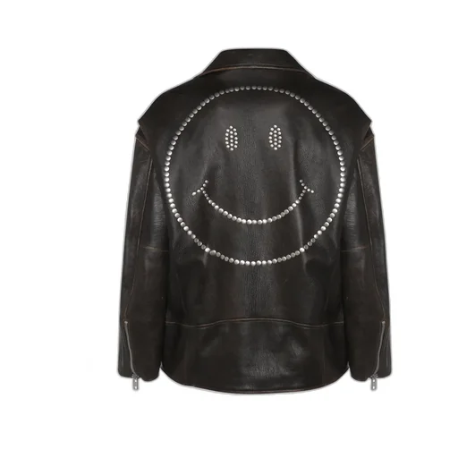 Moschino Smiley Biker Jacket