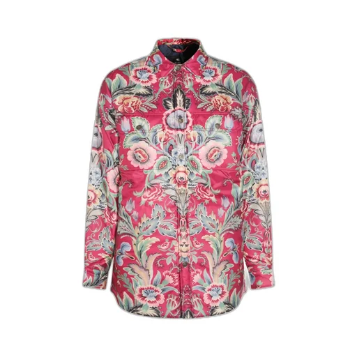 Etro Floral-Printed Long-Sleeved Coat