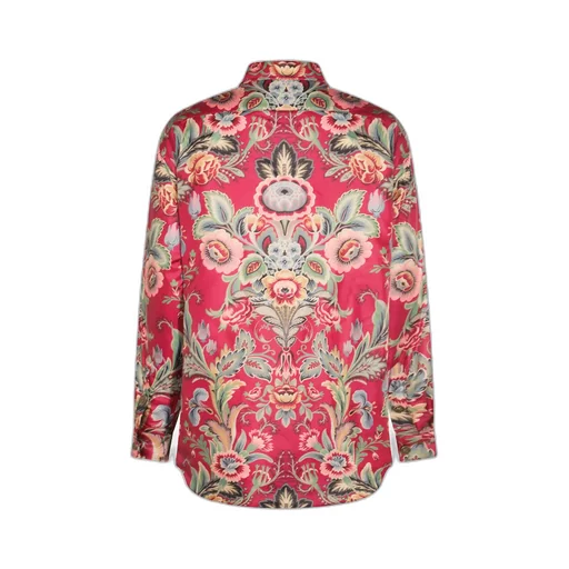 Etro Floral-Printed Long-Sleeved Coat