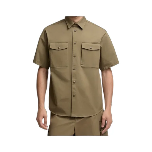 Cotton Gabardine Short Sleeve Shirt